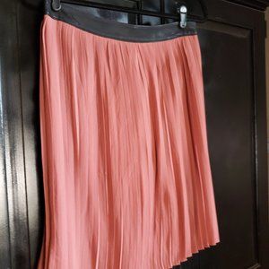 Mossimo Faux Leather Waistband Skirt/Pink